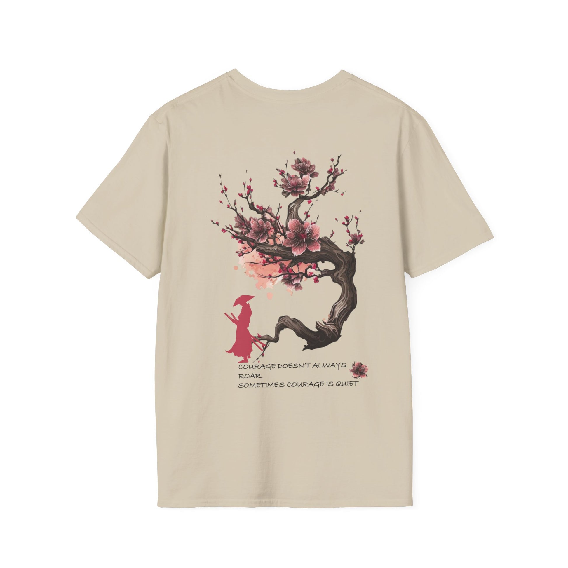 Courage Floral Unisex T-Shirt, Inspirational Tee, Motivational Shirt, Spring Fashion, Gift for Her