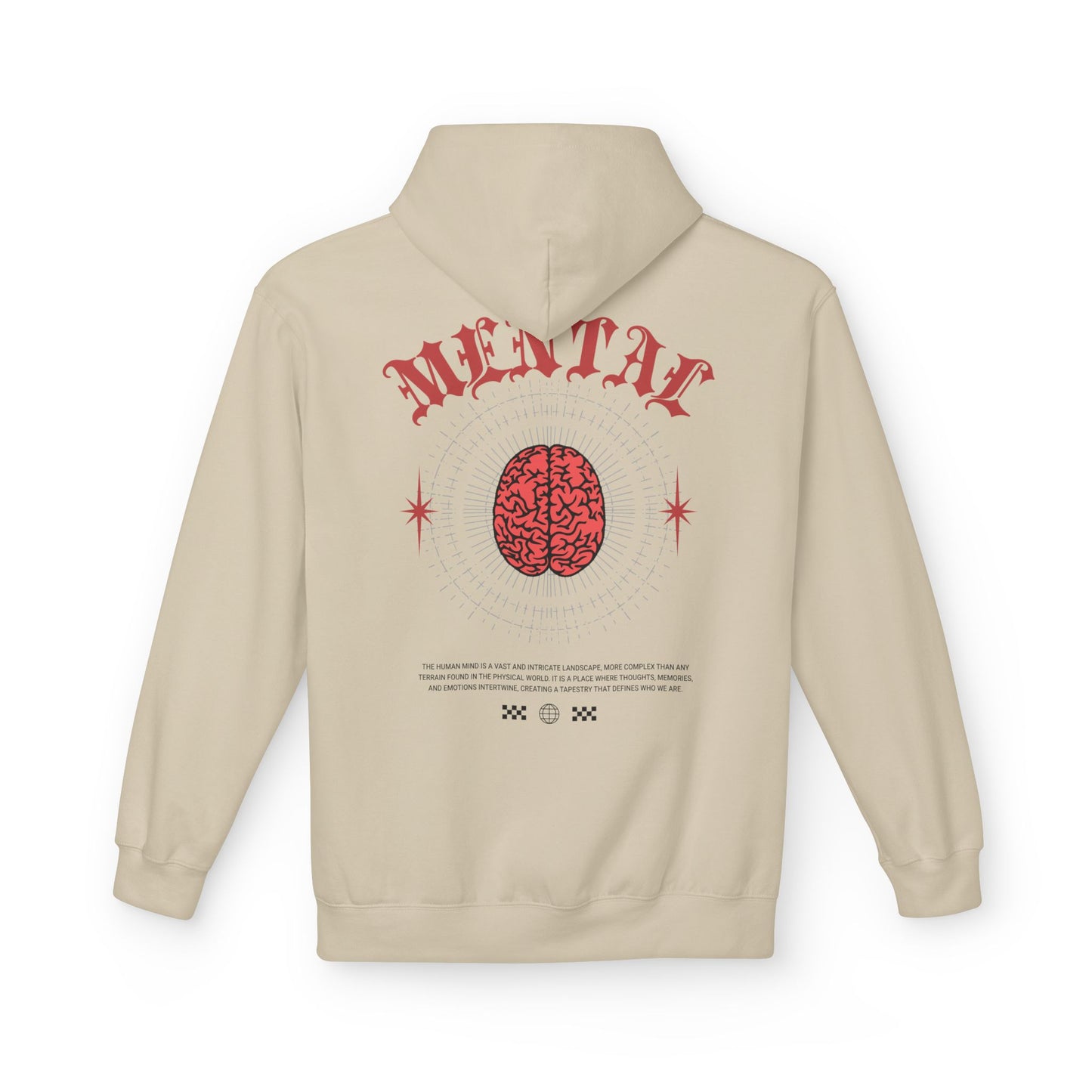 MENTAL Unisex Midweight Softstyle Fleece Hoodie