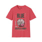 BLUE unisex  Softstyle  T-Shirt