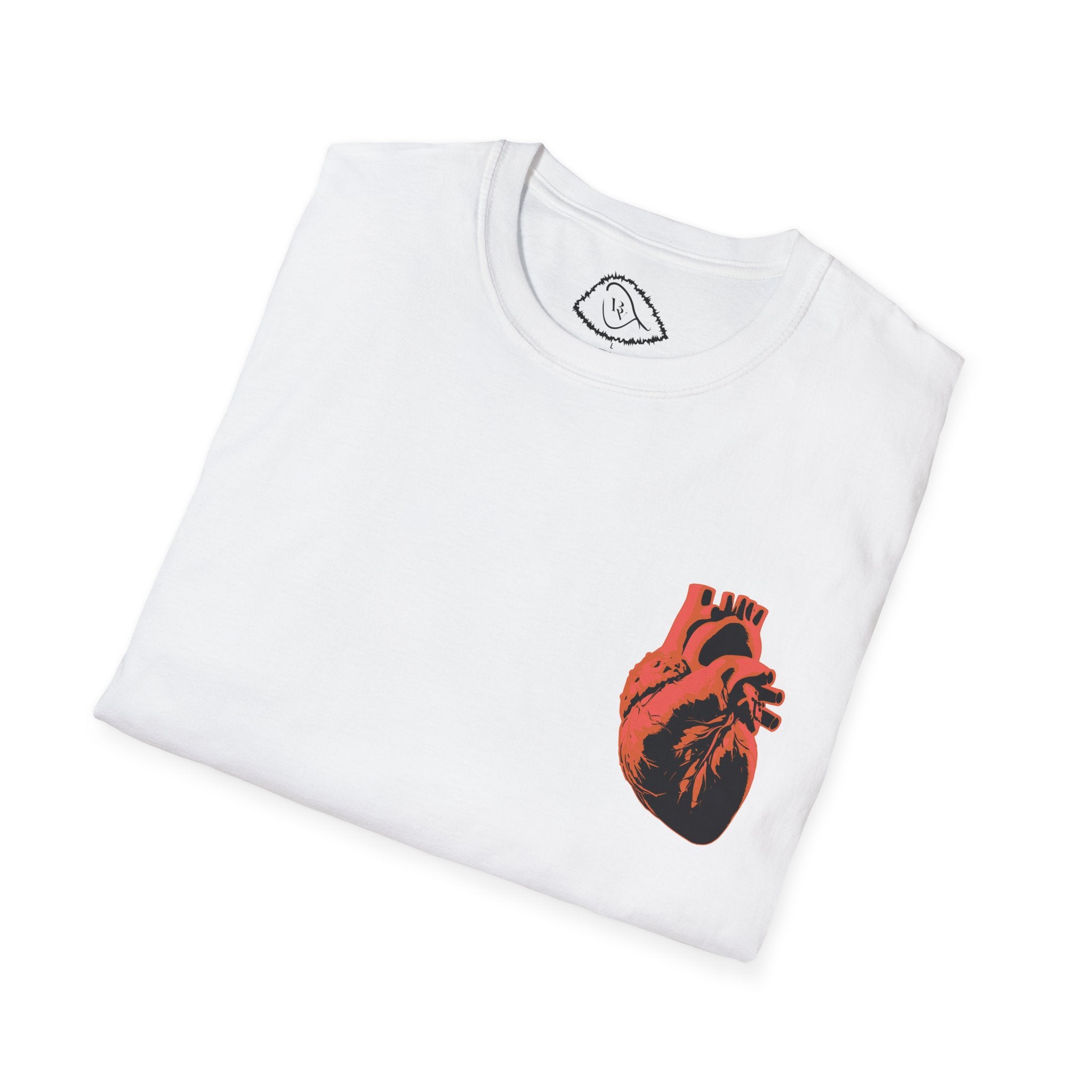 Heart Graphic Unisex T-Shirt, Motivational Tee, Casual Wear, Gift for Him/Her, Artsy Fashion, Spring/Summer Style