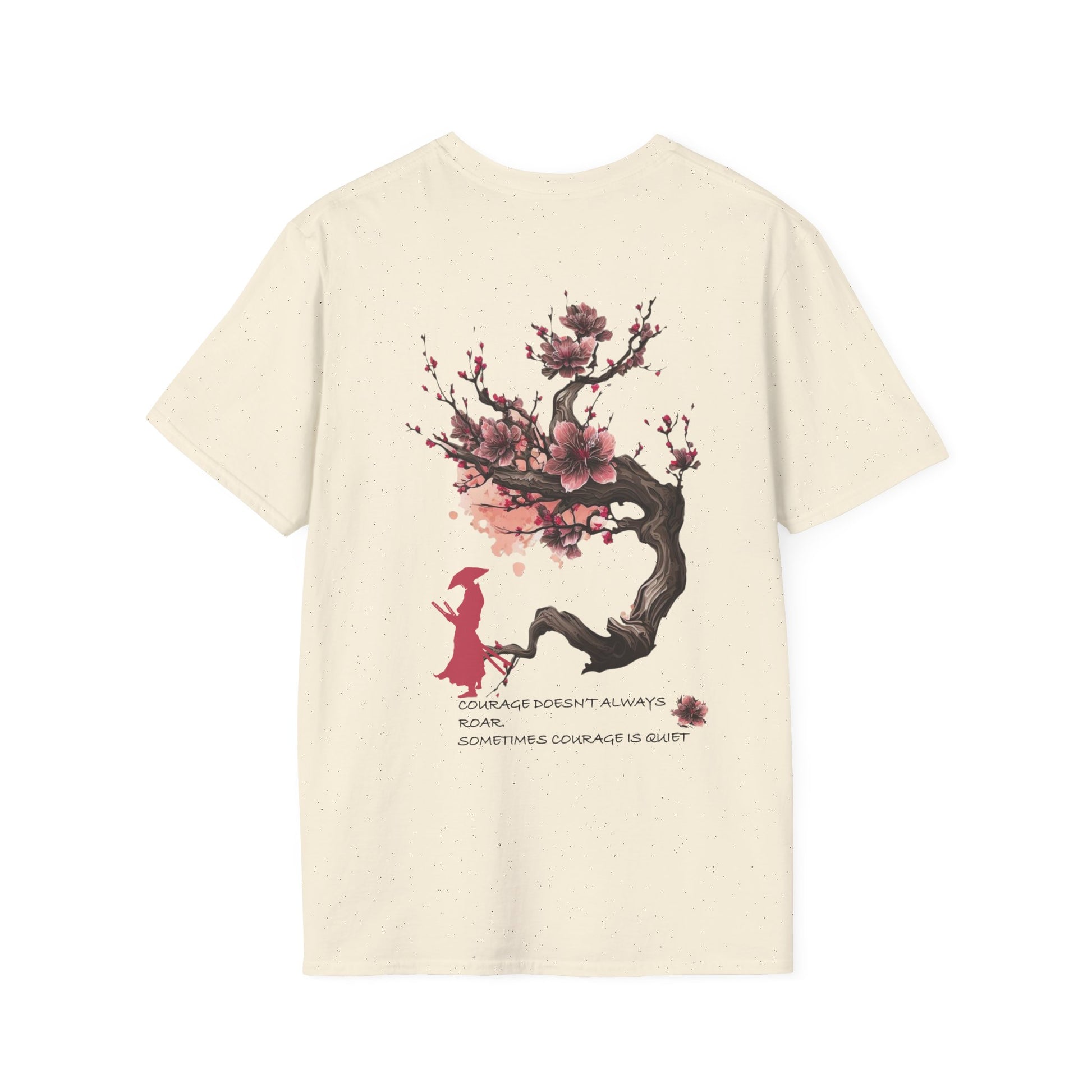 Courage Floral Unisex T-Shirt, Inspirational Tee, Motivational Shirt, Spring Fashion, Gift for Her