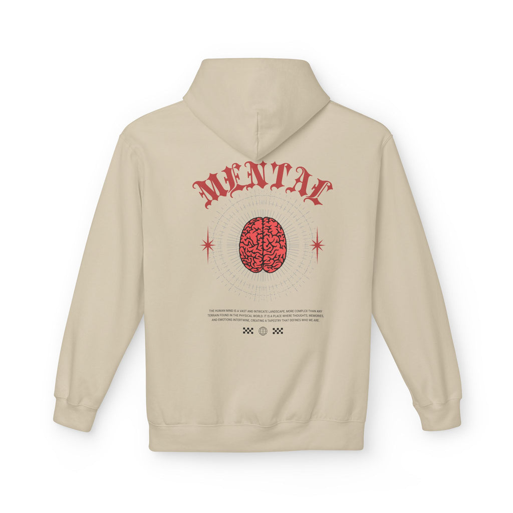 BLUEVISION Unisex Fleece Hoodie - Mental Health Awareness, Perfect for Everyday Wear, Gifts for Friends, Self-Care Reminder, Cozy Style
