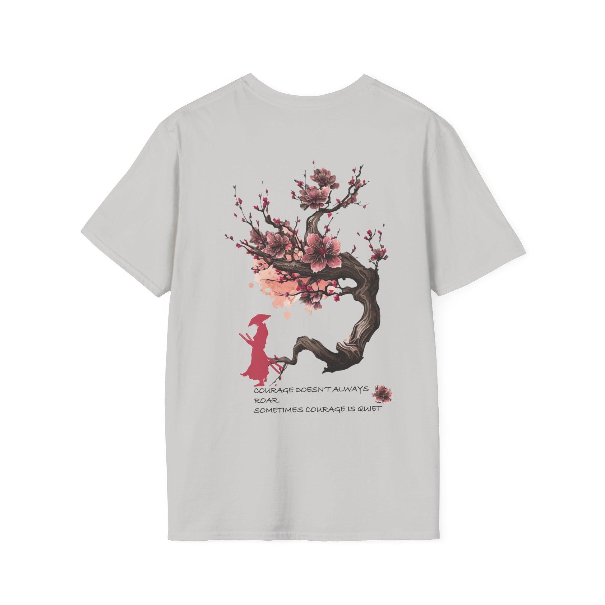 Courage Floral Unisex T-Shirt, Inspirational Tee, Motivational Shirt, Spring Fashion, Gift for Her