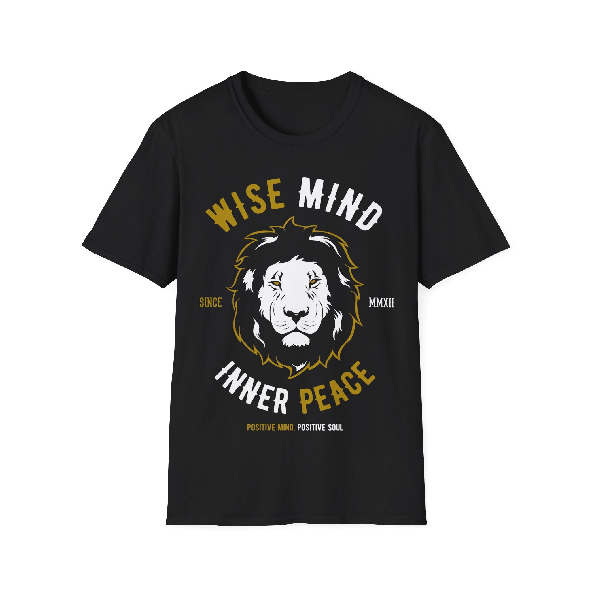 Wise Mind Inner Peace T-Shirt for Positivity Lovers, Unisex Softstyle Tee, Motivational Shirt, Inspirational Gift, Casual Wear