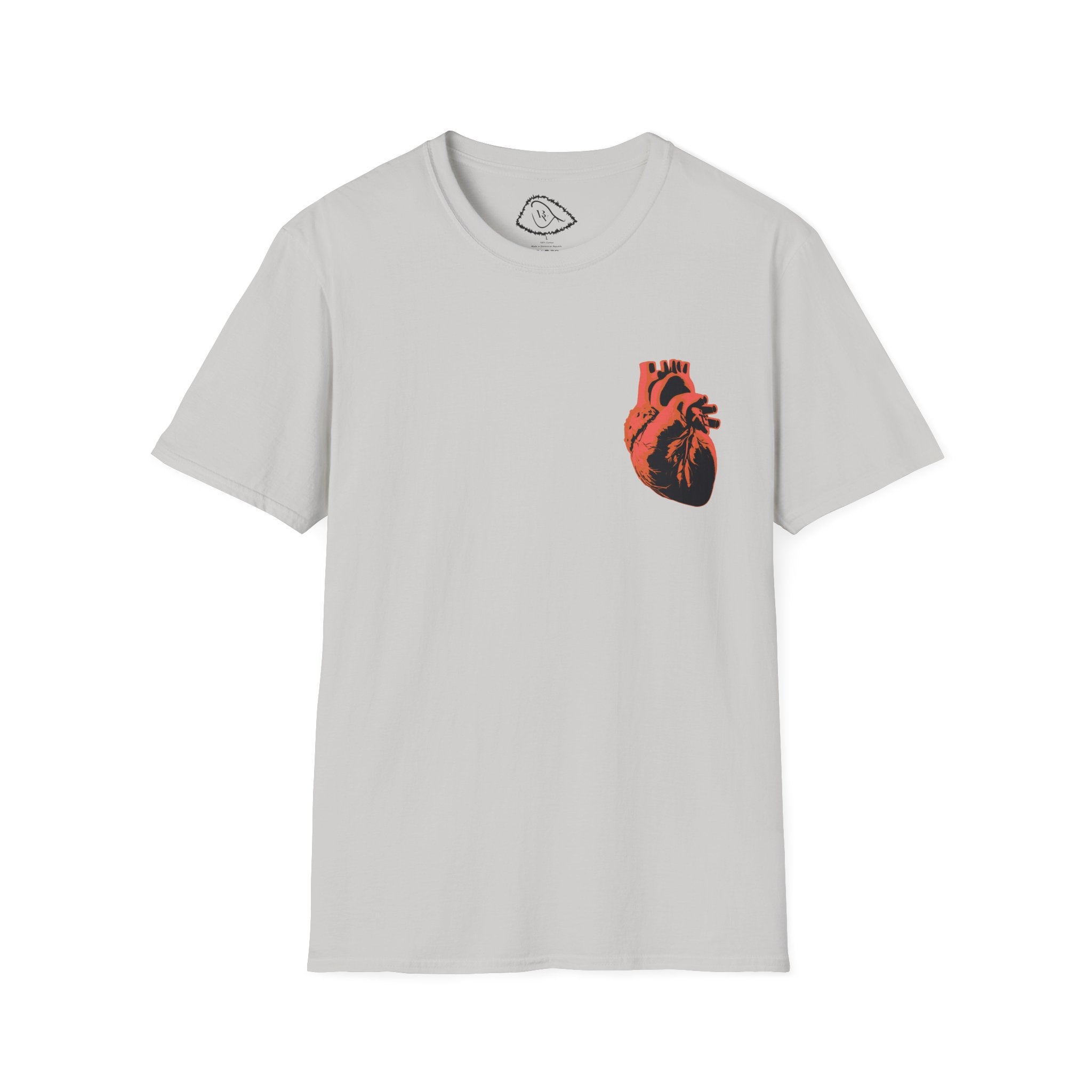 Heart Graphic Unisex T-Shirt, Motivational Tee, Casual Wear, Gift for Him/Her, Artsy Fashion, Spring/Summer Style
