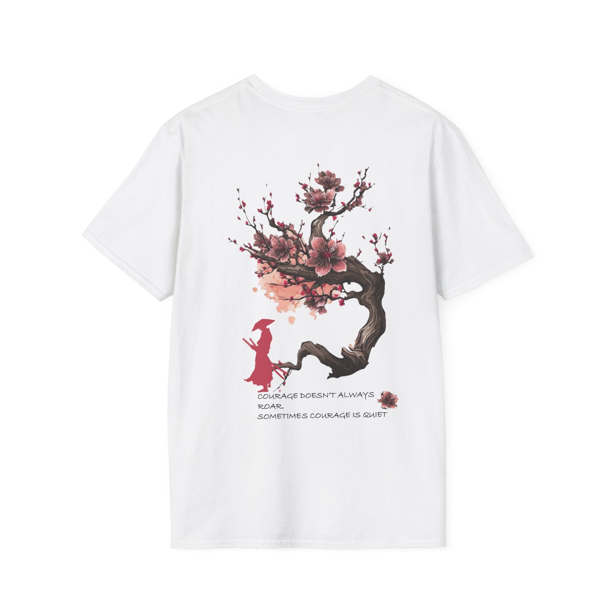 Courage Floral Unisex T-Shirt, Inspirational Tee, Motivational Shirt, Spring Fashion, Gift for Her
