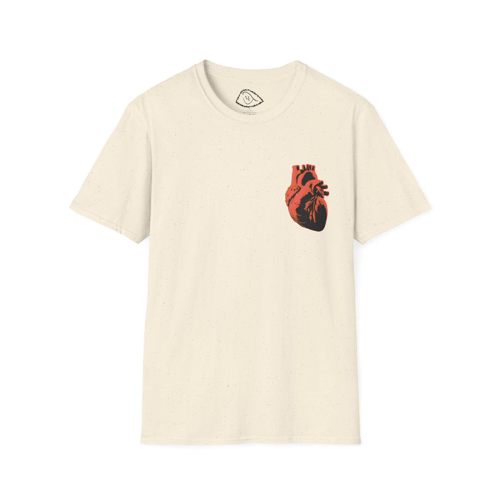 Heart Graphic Unisex T-Shirt, Motivational Tee, Casual Wear, Gift for Him/Her, Artsy Fashion, Spring/Summer Style