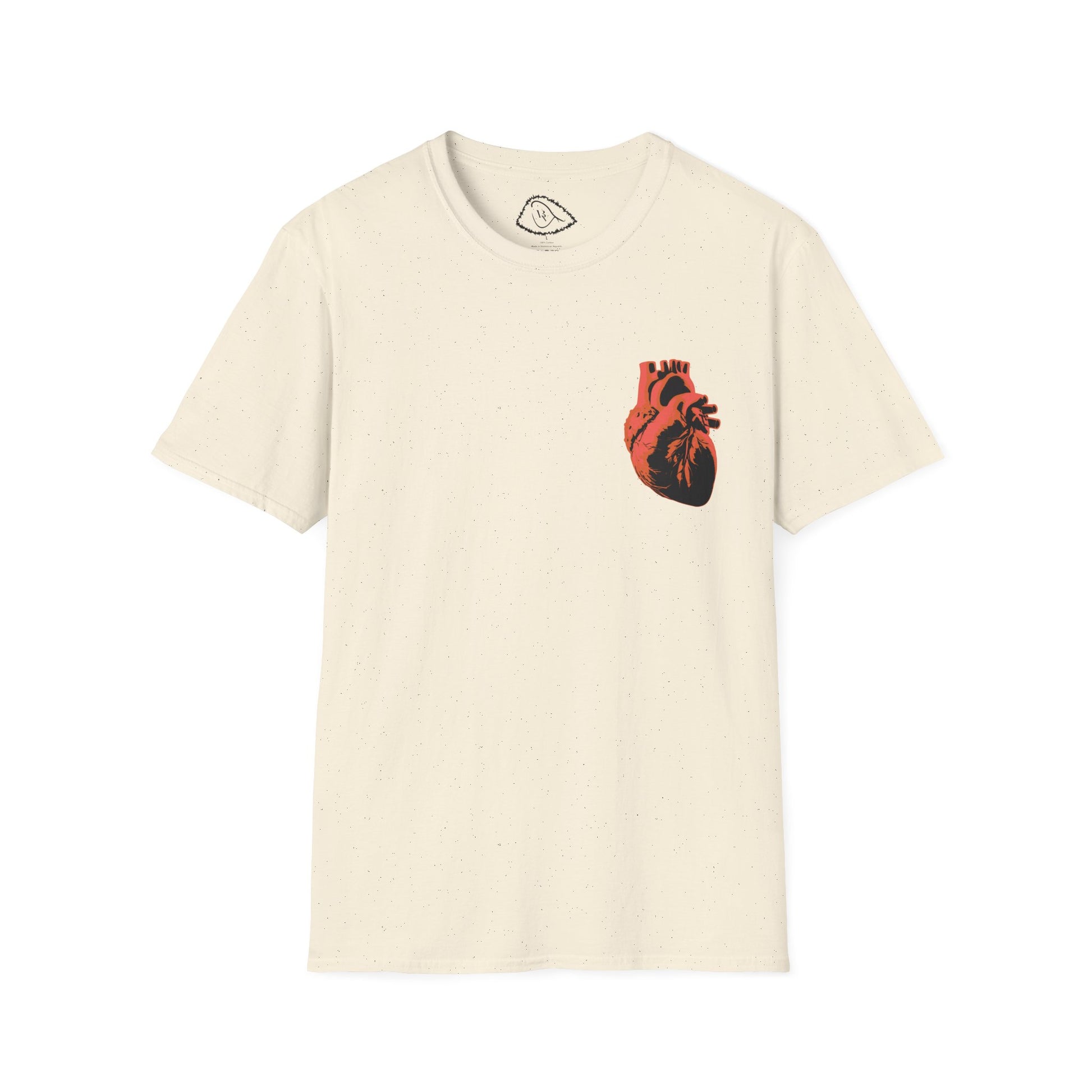 Heart Graphic Unisex T-Shirt, Motivational Tee, Casual Wear, Gift for Him/Her, Artsy Fashion, Spring/Summer Style