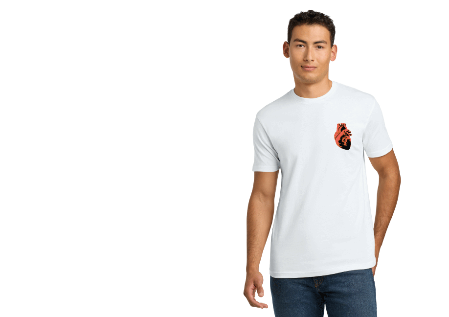 Heart Graphic Unisex T-Shirt, Motivational Tee, Casual Wear, Gift for Him/Her, Artsy Fashion, Spring/Summer Style